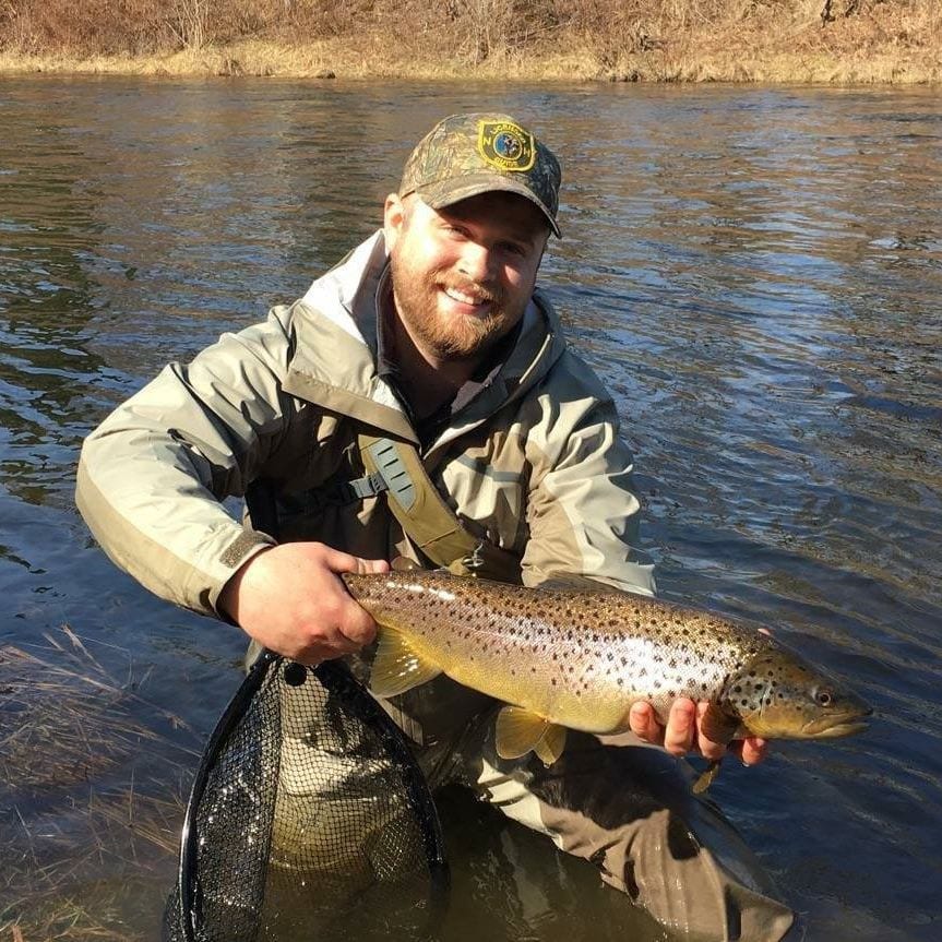 Wild Brook Trout Fishing in New Hampshire's White Mountains River